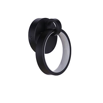 Context LED Wall Sconce in Flat Black by Craftmade