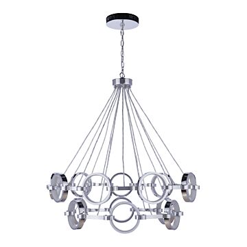Context LED Chandelier in Chrome by Craftmade
