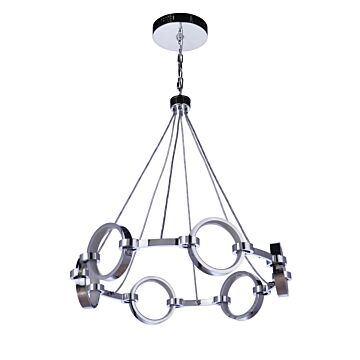 Context LED Chandelier in Chrome by Craftmade