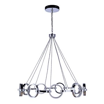 Context LED Chandelier in Chrome by Craftmade