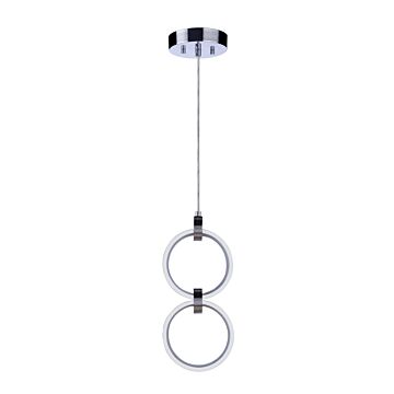 Context LED Pendant in Chrome by Craftmade