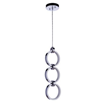 Context LED Pendant in Chrome by Craftmade