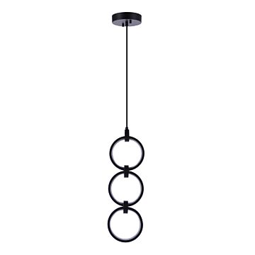 Context LED Pendant in Flat Black by Craftmade
