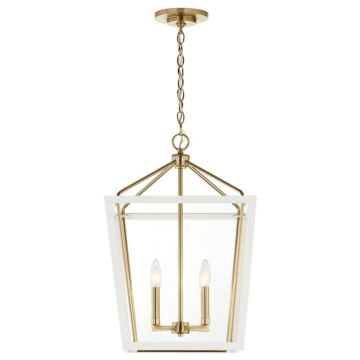 Delvin Four Light Foyer Pendant in Champagne Bronze by Kichler