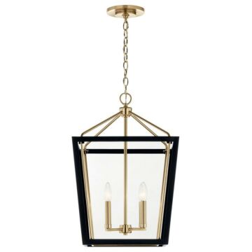 Delvin Four Light Foyer Pendant in Champagne Bronze by Kichler