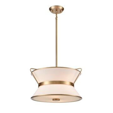 Layla LED Chandelier in Brushed Brass by Artcraft