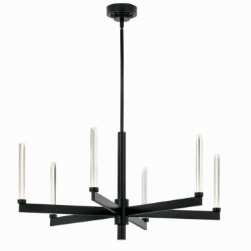 Sycara LED Chandelier in Black by Kichler