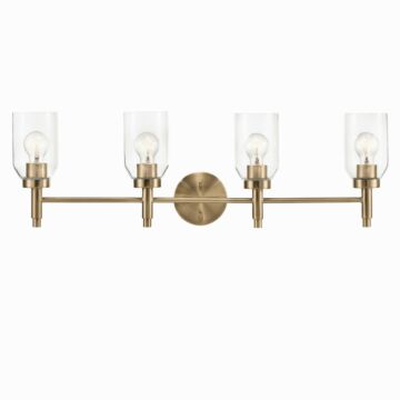Madden Four Light Vanity in Champagne Bronze by Kichler
