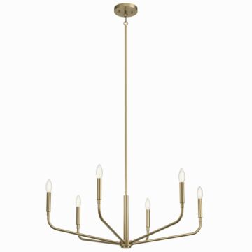 Madden Six Light Chandelier in Champagne Bronze by Kichler