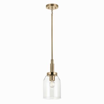 Madden One Light Mini Pendant in Champagne Bronze by Kichler