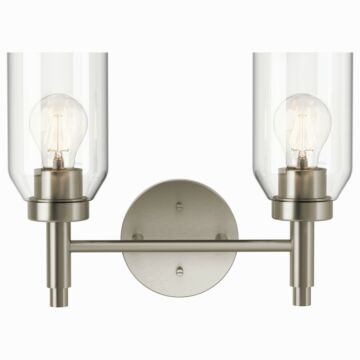 Madden Two Light Vanity in Brushed Nickel by Kichler