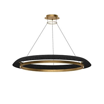 Noa LED Chandelier in Hand Rubbed Antique Brass by Visual Comfort Modern