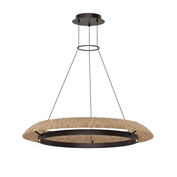 Noa LED Chandelier in Bronze by Visual Comfort Modern