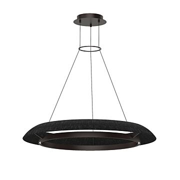 Noa LED Chandelier in Bronze by Visual Comfort Modern