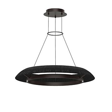 Noa LED Chandelier in Bronze by Visual Comfort Modern