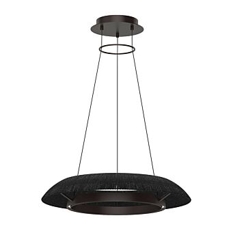 Noa LED Chandelier in Bronze by Visual Comfort Modern