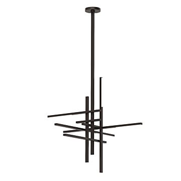 Cityscape LED Chandelier in Bronze by Visual Comfort Modern