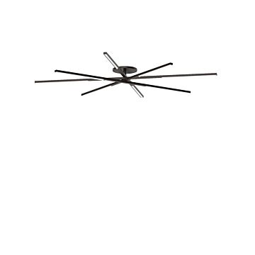 Cityscape LED Flush Mount in Bronze by Visual Comfort Modern