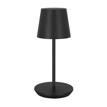 Nevis LED Table Lamp in Black by Visual Comfort Modern