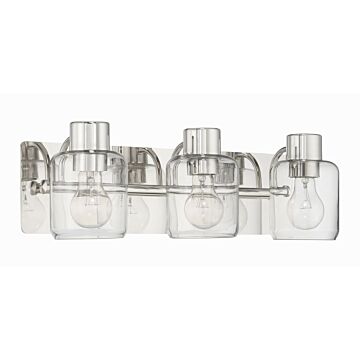 Rori Three Light Vanity in Polished Nickel by Craftmade