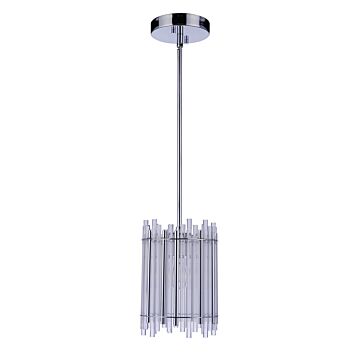 Reveal One Light Pendant in Chrome by Craftmade