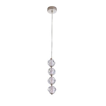Jackie LED Pendant in Polished Nickel by Craftmade