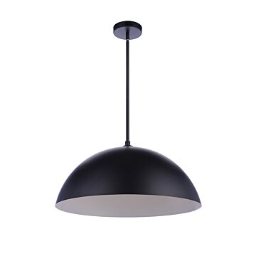 Sculptural Statement Pendants LED Pendant in Flat Black by Craftmade