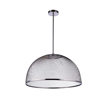 Sculptural Statement Pendants LED Pendant in Brushed Polished Nickel by Craftmade