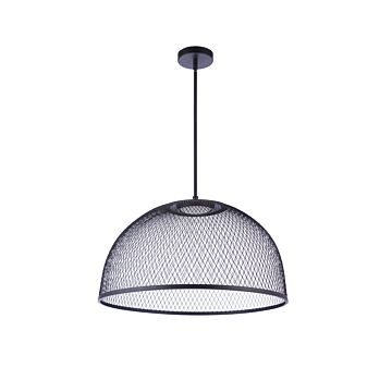 Sculptural Statement Pendants LED Pendant in Flat Black by Craftmade