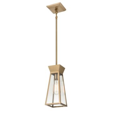 Lucian  Pendant in Brushed Brass by Artcraft