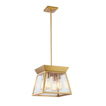 Lucian  Chandelier in Brushed Brass by Artcraft