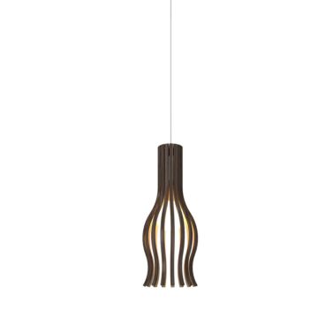 Balloon 1-Light Pendant in American Walnut