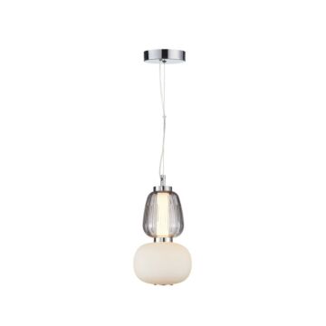 Cyra LED Pendant in Chrome by Artcraft