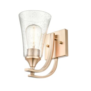Natalie One Light Wall Sconce in Modern Gold by Millennium