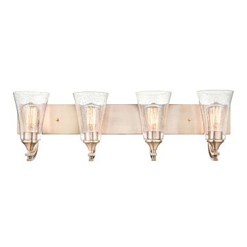 Natalie Four Light Vanity in Modern Gold by Millennium