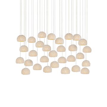 Virtu 30 Light Pendant in Natural by Currey and Company