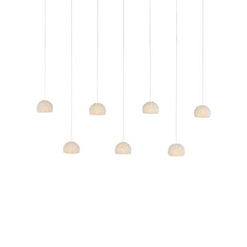 Virtu  Pendant in Natural by Currey and Company