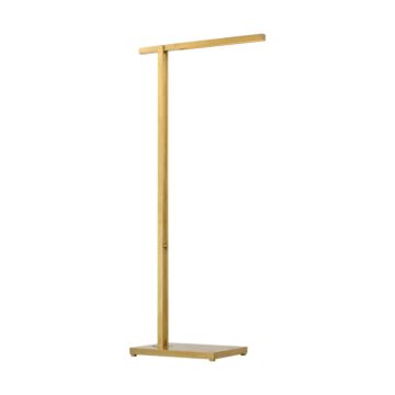 Stagger LED Floor Lamp in Natural Brass by Visual Comfort Modern