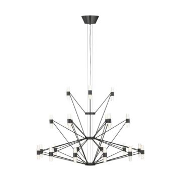 Lassell LED Chandelier in Dark Bronze by Visual Comfort Modern