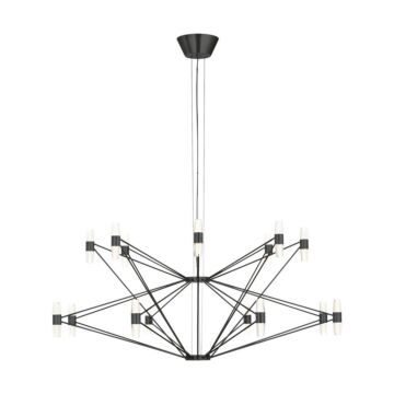 Lassell LED Chandelier in Dark Bronze by Visual Comfort Modern