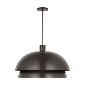 Shanti LED Pendant in Dark Bronze by Visual Comfort Modern