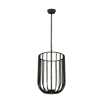 Sanchi LED Pendant in Aged Iron by Visual Comfort Modern