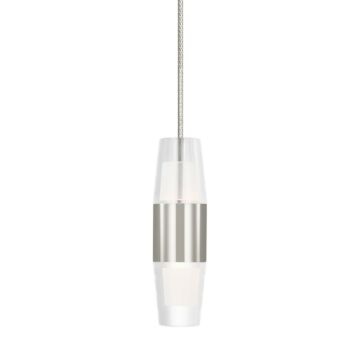 Lassell LED Pendant in Polished Nickel by Visual Comfort Modern
