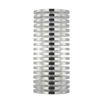 Quoddy LED Table Lamp in Polished Nickel by Visual Comfort Modern