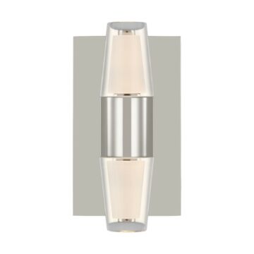 Lassell LED Wall Sconce in Polished Nickel by Visual Comfort Modern