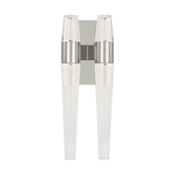 Lassell LED Wall Sconce in Polished Nickel by Visual Comfort Modern