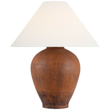 Fischer LED Table Lamp in Natural Terracotta by Visual Comfort Signature