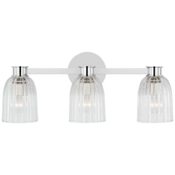 Asalea LED Bathroom Vanity Light in Polished Nickel by Visual Comfort Signature