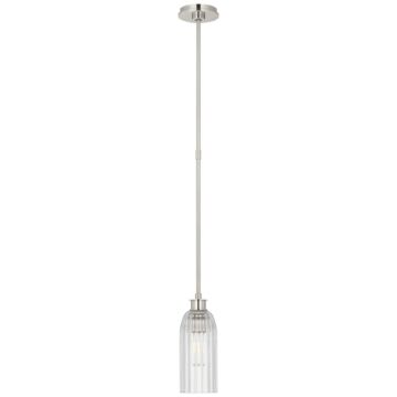Asalea LED Pendant in Polished Nickel by Visual Comfort Signature