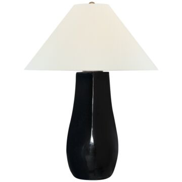 Cabazon LED Table Lamp in Raven Black by Visual Comfort Signature